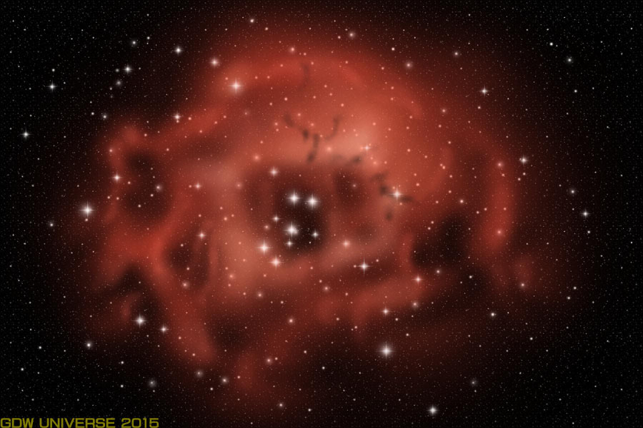 ユコローズ星雲（NGC2237）