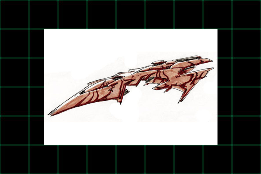 ヴァイオロード級全景(旧作版)